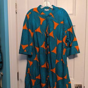 new rare discontinued Zuri dress with spiral print, XL, never worn